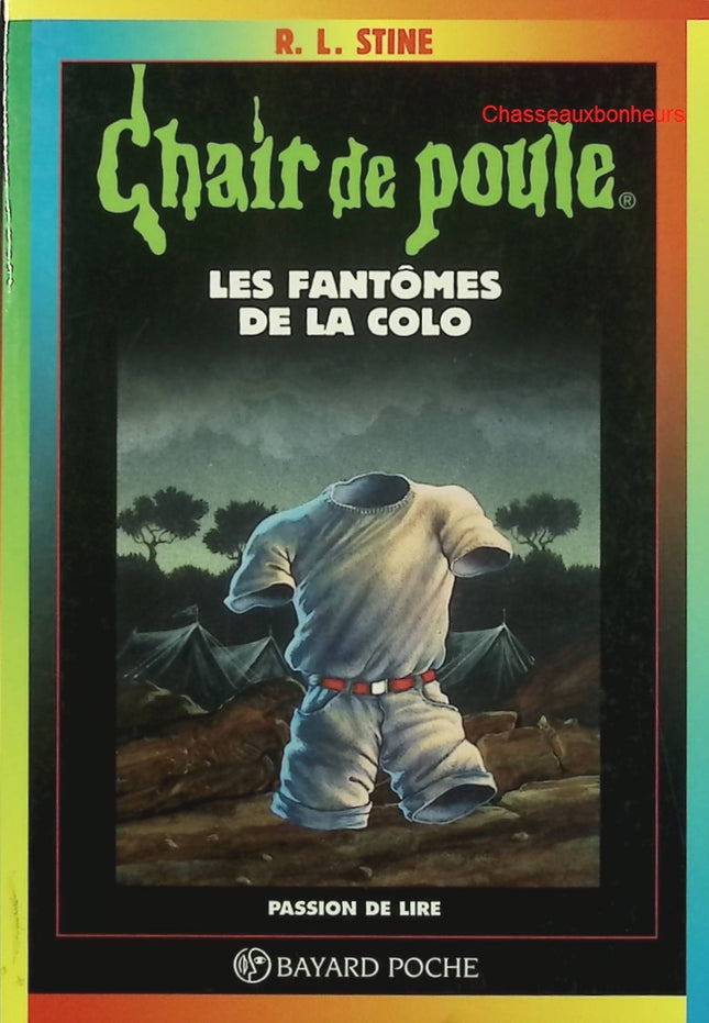 Chair de poule – Tome 32 : Les Fantômes de la colo – R.L. Stine – roman jeunesse horreur et suspense - Livre