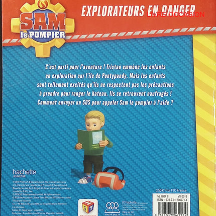 Sam le Pompier – Explorateurs en danger – livre jeunesse aventure secours et survie - Livre