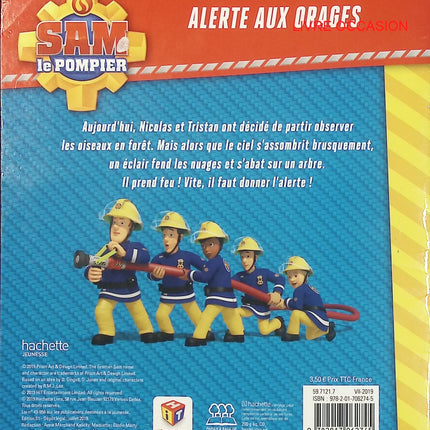 Sam le Pompier – Alerte aux orages ! – livre jeunesse pompiers secours et aventure - Livre