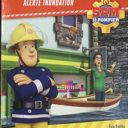 Alerte inondation – Sam le Pompier – livre jeunesse aventure secours et pompiers - Livre