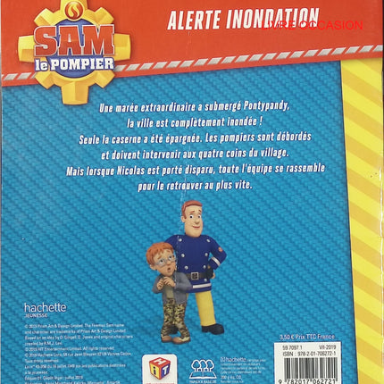 Alerte inondation – Sam le Pompier – livre jeunesse aventure secours et pompiers - Livre