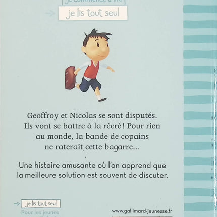 Le Petit Nicolas – Tome 60 – Prêt pour la bagarre – Folio Cadet premières lectures humour école - Livre