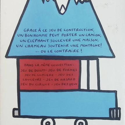 Jeu de construction – Hervé Tullet – livre jeunesse interactif créativité et imagination - Livre