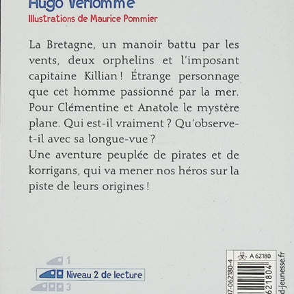 Le Secret du capitaine Killian – Hugo Verlomme – Roman jeunesse aventure et pirates d'occasion dès 8 ans - Livre