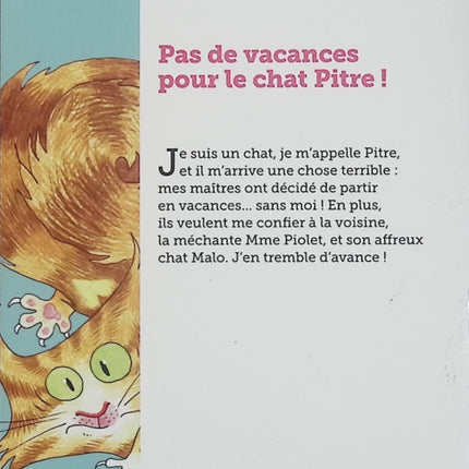 Chat va faire mal ! – Florence Hinckel – Le Chat Pitre – Roman jeunesse humour d'occasion dès 8 ans - Livre