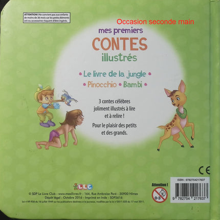 Mes premiers contes illustrés - Livre jeunesse - Contes classiques - Histoires pour enfants - Livre Club - Livre