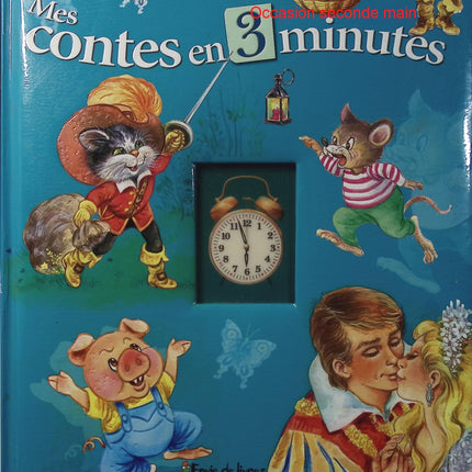 Mes Contes en 3 minutes - 6 contes à raconter à votre enfant - Livre jeunesse - Contes classiques - Histoires du soir - Livre