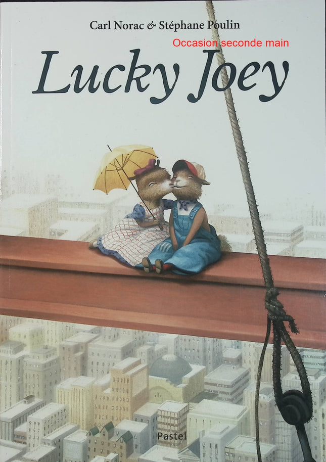 Lucky Joey - Carl Norac et Stéphane Poulin - Album jeunesse d'occasion - Une histoire d'écureuil, de rêve et de chance à New York - Livre