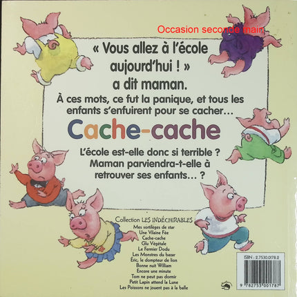 Cache-cache - Daniel Postgate - Album jeunesse d'occasion - Livre jeu et histoire interactive pour enfants - Livre