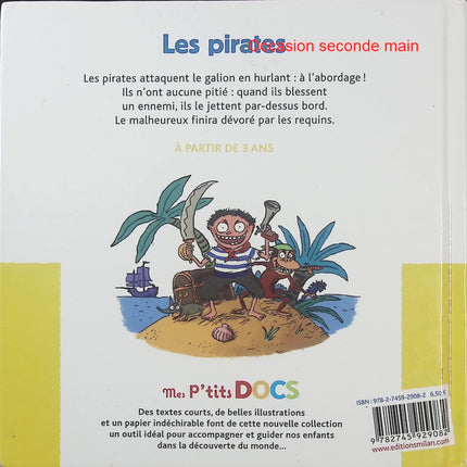 Les Pirates – Stéphanie Ledu, Roland Garrigue – Mes P'tits Docs, documentaire jeunesse sur les pirates - Livre