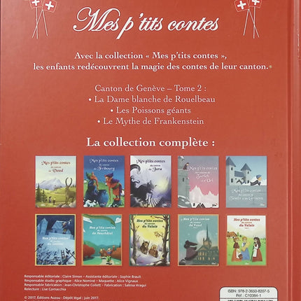 Mes p'tits contes du canton de Genève Tome 2 – Contes traditionnels et histoires de Suisse romande - Livre