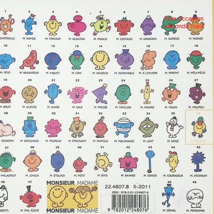 Monsieur Bizarre – Livre jeunesse Roger Hargreaves – Série Monsieur Madame - livre