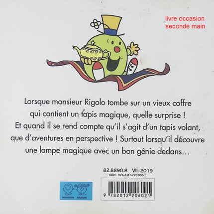Monsieur Rigolo et la Lampe Magique – Livre jeunesse Roger Hargreaves - livre