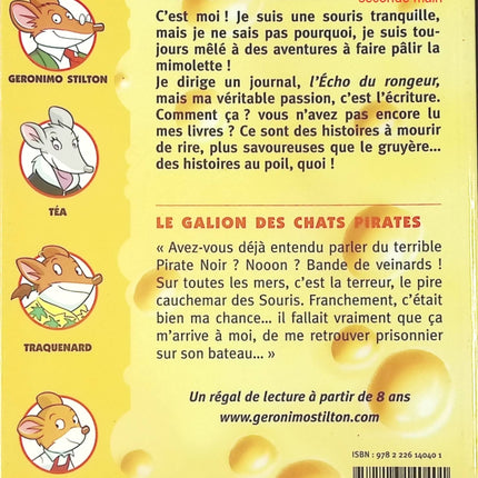 Geronimo Stilton Tome 2 – Le Galion des Chats Pirates – Livre jeunesse aventures - livre