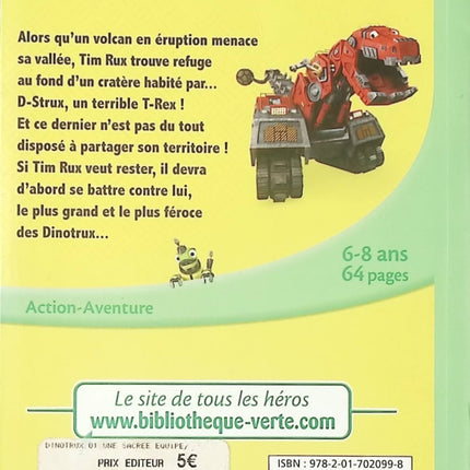 Dinotrux Tome 1 – Une Sacrée Équipe ! - Bibliothèque verte – Livre jeunesse DreamWorks - livre