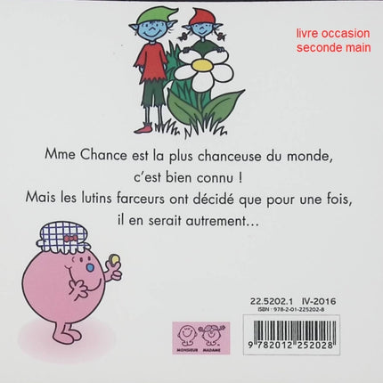 Madame Chance et les Lutins – Livre jeunesse Roger Hargreaves – Série Monsieur Madame - livre
