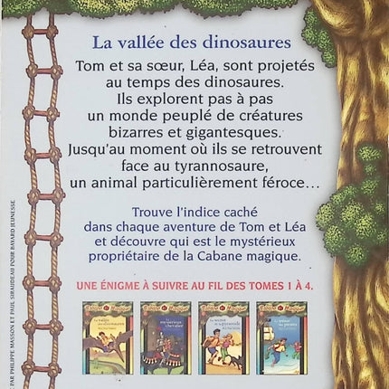 La Cabane Magique, Tome 1 : La vallée des dinosaures - Mary Pope Osborne - Livre