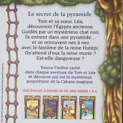 La Cabane Magique, Tome 3 : Le secret de la pyramide - Mary Pope Osborne - Livre