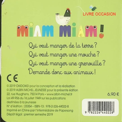 Miam Miam ! – Petite histoire à savourer avec gourmandise – Anne Crahay – album jeunesse gourmand - Livre