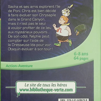 Pokémon Soleil et Lune Tome 21 – Le canyon de l’évolution – Bibliothèque Verte - Livre