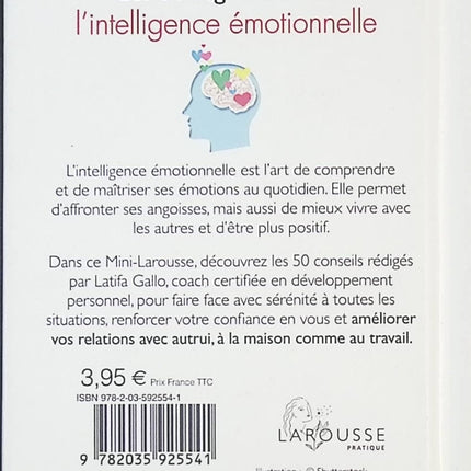 Les 50 règles d’or de l’intelligence émotionnelle – Latifa Gallo – Guide pratique développement personnel - livre