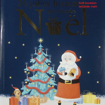 24 jolies histoires pour attendre Noël - Vincent Villeminot - Recueil jeunesse contes et fêtes - Livre