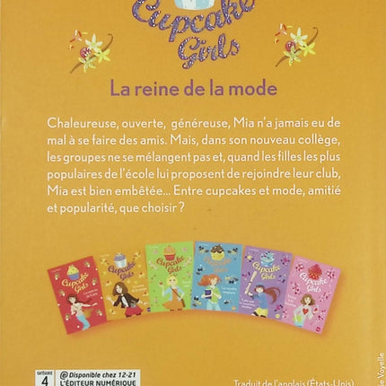 Cupcake Girls tome 2 La Reine de la Mode livre jeunesse Coco Simon roman fillettes mode amitié - Livre