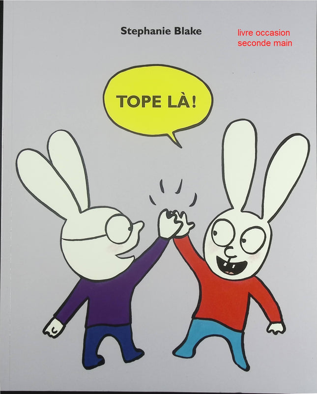 Tope là ! livre jeunesse Stephanie Blake histoire enfant humour amitié petites bêtises - Livre