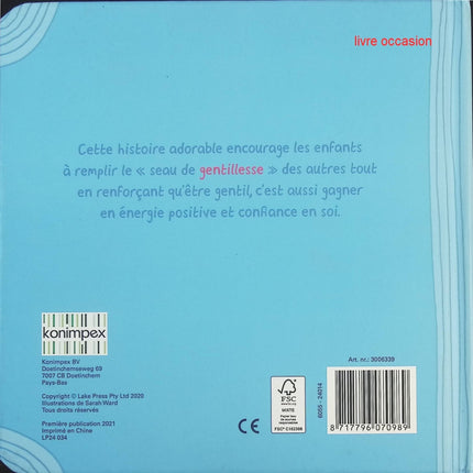 La gentillesse – album jeunesse éducatif sur les valeurs et le respect – Sarah Ward - livre