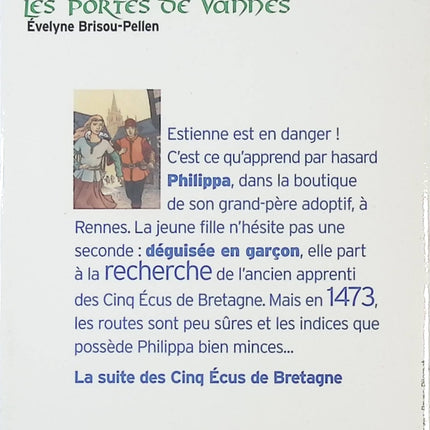 Les Portes de Vannes – Évelyne Brisou-Pellen – Roman historique jeunesse médiéval – Aventure et mystère - livre