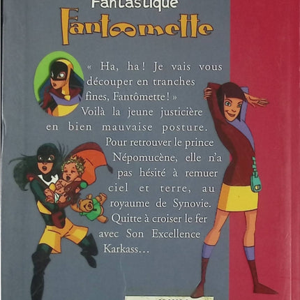 Fantastique Fantômette livre enfant aventure policière Georges Chaulet Bibliothèque Rose héroïne mystère jeunesse - Livre