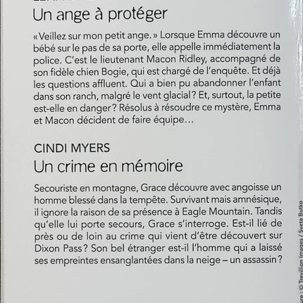 Un ange à protéger - Un crime en mémoire - Lena Diaz - Cindy Myers - Black Rose - Romance suspense - Enquête - Danger - Livre