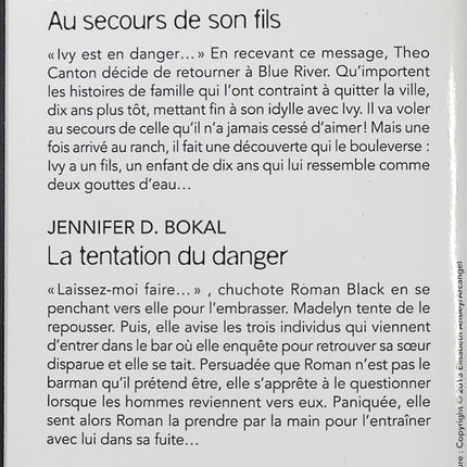 Au secours de son fils - La tentation du danger - Delores Fossen - Jennifer D. Bokal - Black Rose - Romance suspense - Enfant caché - Ranch - Disparition - Enquête - Menaces - Protection - Danger - Secrets - Amour - Livre