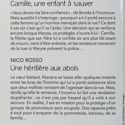 Camille, une enfant à sauver - Une héritière aux abois - Melinda Di Lorenzo - Nico Rosso - Black Rose - Romance suspense - Danger - Livre