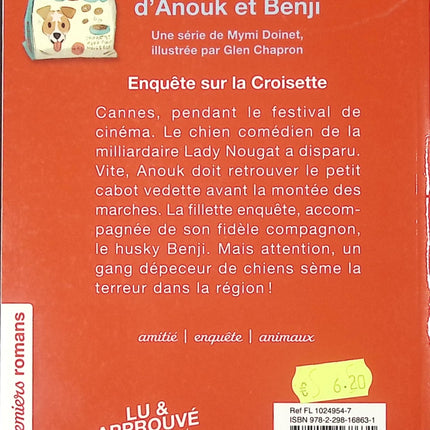 Les aventures d’Anouk et Benji – Enquête sur la Croisette : Roman jeunesse enquête & aventure pour enfants 7–11 ans – Mymi Doinet & Glen Chapron - livre