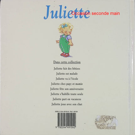 Juliette chez papy et mamie – Doris Lauer – Album jeunesse dès 3 ans – Livre d'occasion - Livre