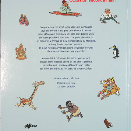 Le Monde en folie – Jacques Lerouge – Livre jeu d'observation et de découverte du monde – Livre d'occasion - Livre