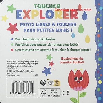 Toucher Explorer – Livre à toucher – Livre d’éveil sensoriel pour bébé - Livre