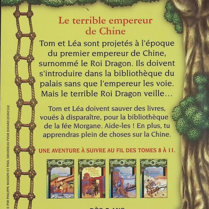 La Cabane magique, Tome 9 : Le Terrible Empereur de Chine – Mary Pope Osborne – Roman jeunesse d'aventure d'occasion - Livre