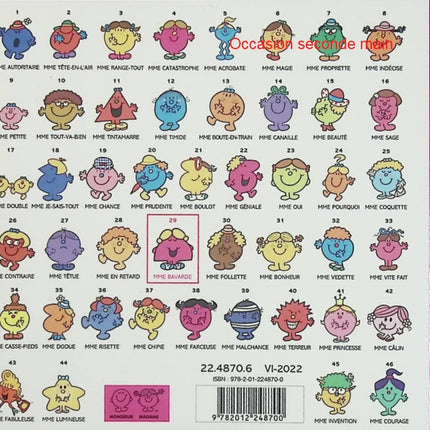 Madame Bavarde – Roger Hargreaves – Les Monsieur Madame – Album jeunesse d'occasion - Livre