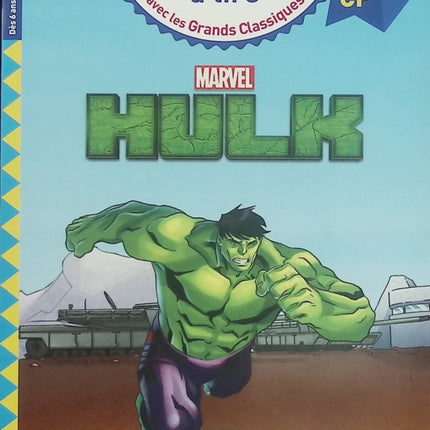 Marvel – Hulk – CP Niveau 3 – J'apprends à lire avec les grands classiques – Livre première lecture d'occasion - Livre