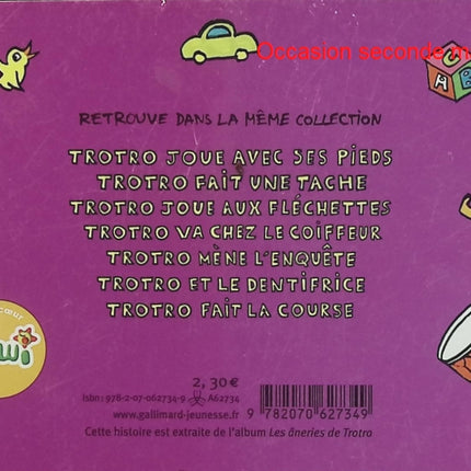 Trotro et la balançoire - Bénédicte Guettier - Album jeunesse d'occasion - Livre