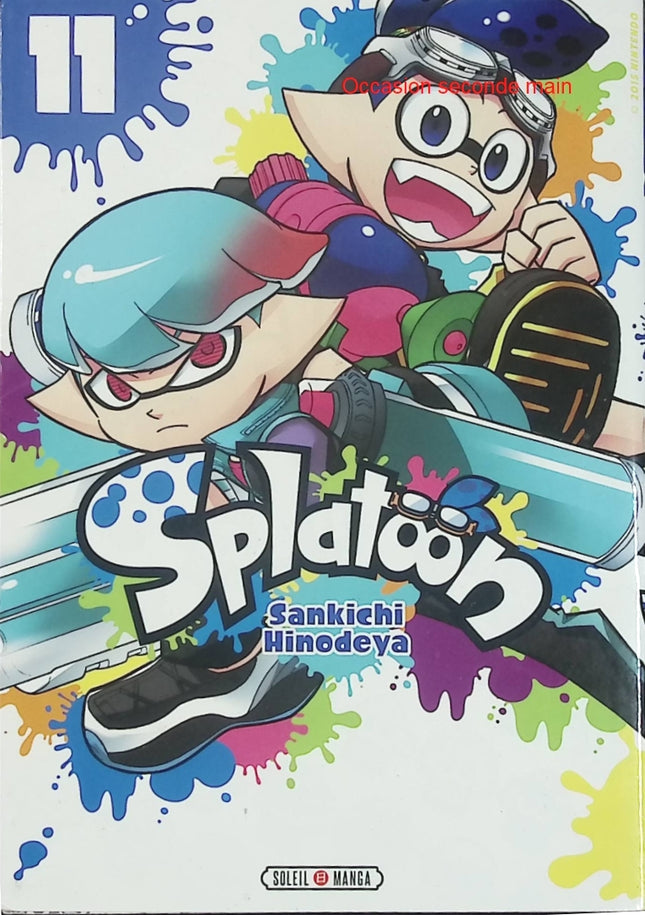 Splatoon - Tome 11 - Sankichi Hinodeya - Manga Nintendo d'occasion - Livre Manga