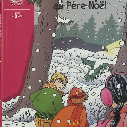 Les Sept ne croient pas au Père Noël - Evelyne Lallemand - Bibliothèque Rose - Roman jeunesse d'occasion - Livre