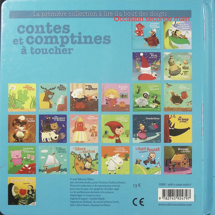 La petite poule rousse – Leo Timmers | Comptine à toucher pour bébé, conte traditionnel animé et éveil sensoriel - Livre