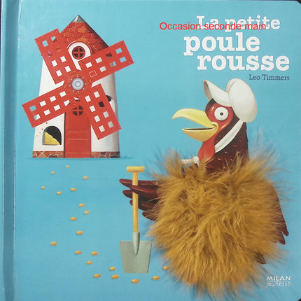 La petite poule rousse – Leo Timmers | Comptine à toucher pour bébé, conte traditionnel animé et éveil sensoriel - Livre
