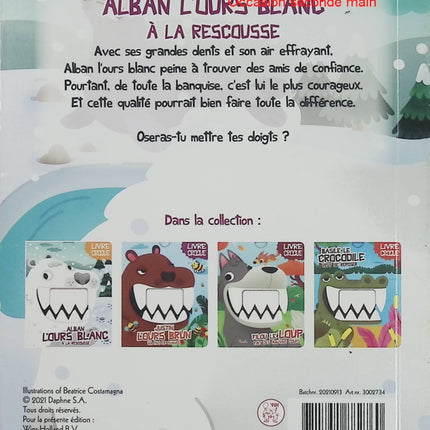 Alban l'ours blanc à la rescousse – Béatrice Costamagna – Livre Croque – Album jeunesse animé d'occasion dès 3 ans - Livre
