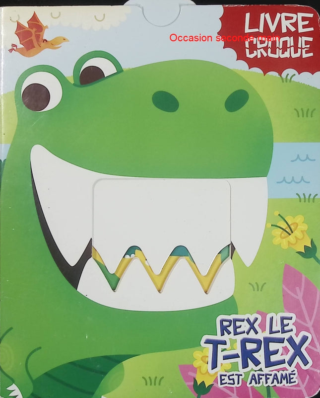 Rex le T-Rex est affamé – Béatrice Costamagna – Livre Croque – Album jeunesse animé d'occasion dès 3 ans - Livre