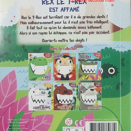 Rex le T-Rex est affamé – Béatrice Costamagna – Livre Croque – Album jeunesse animé d'occasion dès 3 ans - Livre