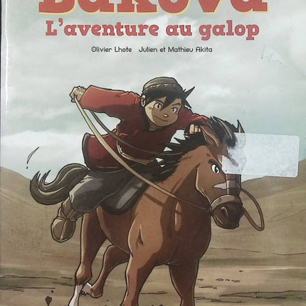 Bakova, l'aventure au galop – Olivier Lhote, Julien Akita, Mathieu Akita – Roman jeunesse cheval dès 6 ans d'occasion - Livre